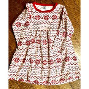 Baby Dress for winter snowflakes long sleeve Size 18 Months
